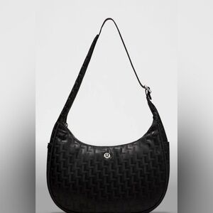 lululemon athletica Textured Black Shoulder Bag 4L